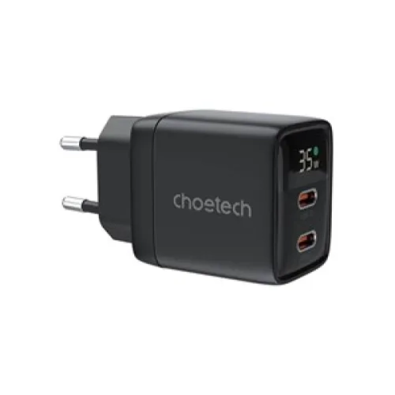 Choetech PD6051 PD35W Dual Port Type C Fast Charger Adapter